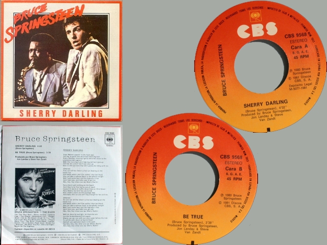 Bruce Springsteen - SHERRY DARLING / BE TRUE